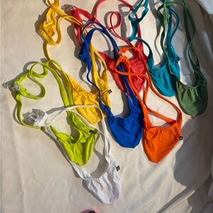 Colorful thong underwear XL set